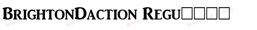 BrightonDaction Regu字体转换